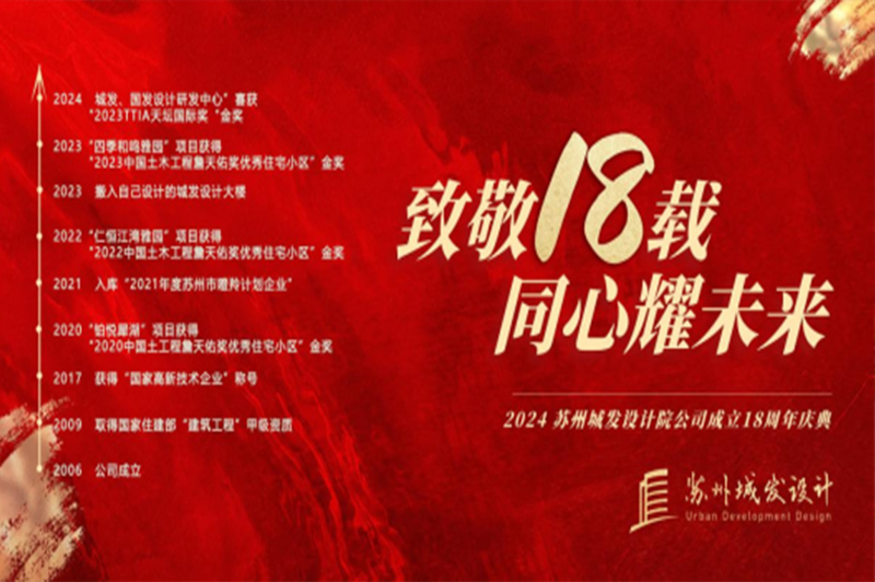 記憶丨蘇州城發設計喜迎十八周年慶！